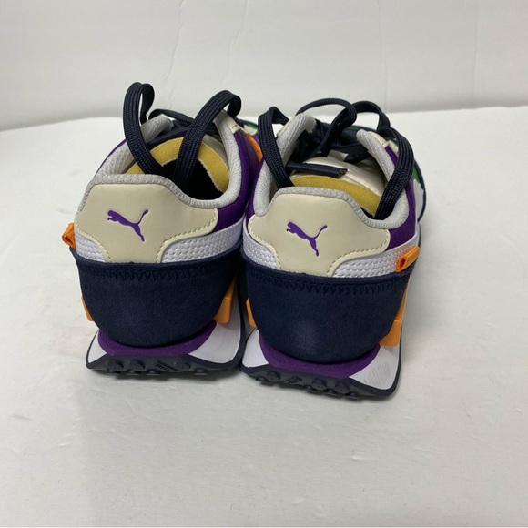 Puma Sneakers Multicolored Suede Leather Fabric Size 4 - Picture 5 of 7